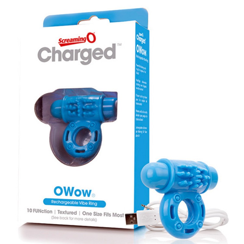 Charged O Wow Vooom Mini Vibe by Screaming O - Blue